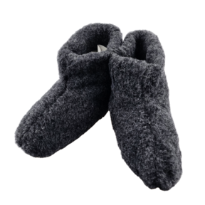 Wool slippers | high model | antracite