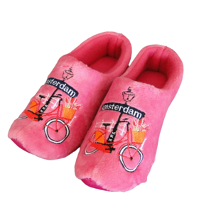 Holland slippers bicycle pink
