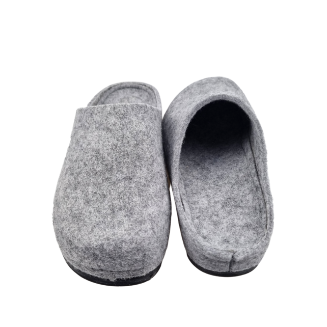 Loafers 100% felt - light grey
