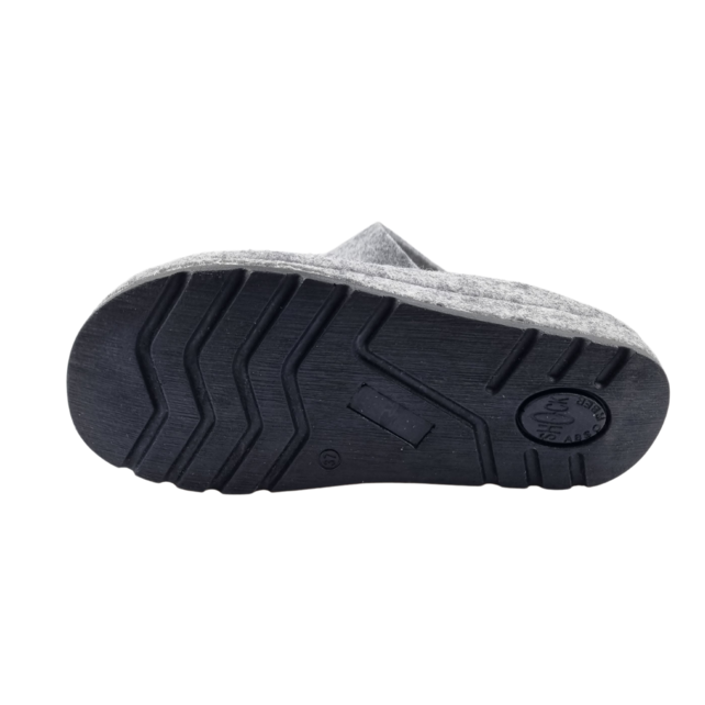 Loafers 100% felt - light grey