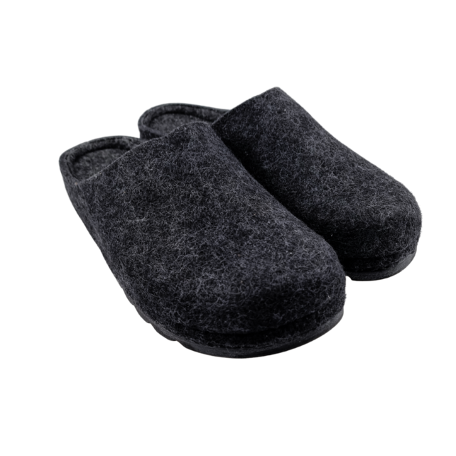 Loafers 100% felt - anthracite 38