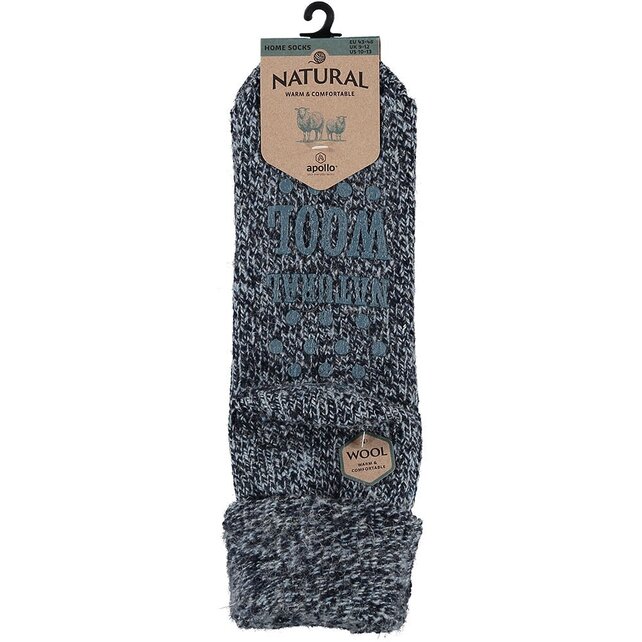 Anti-slip Huissokken - kies uit: zwart, blauw of beige