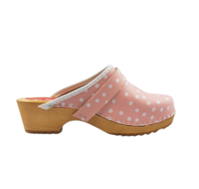 Swedish clogs pink dots