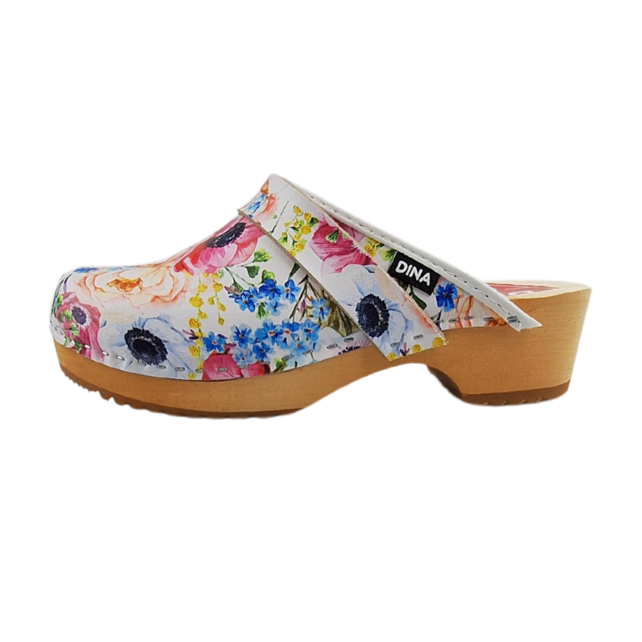 Swedish clogs flowerparty