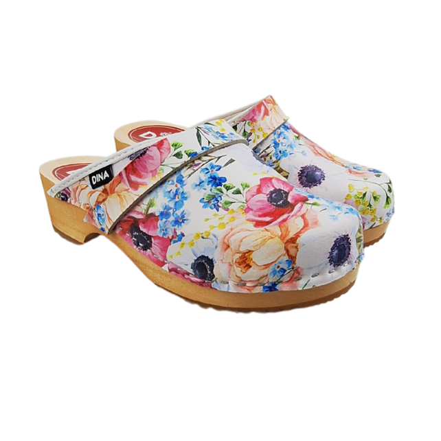 Swedish clogs flowerparty
