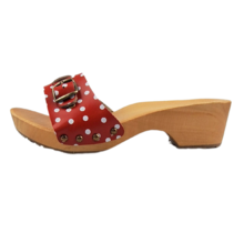 Slippers red dots - sandals-
