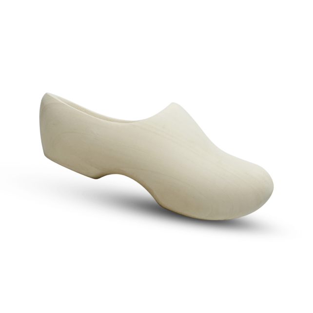 Original plain clogs - Wooden shoes made in NL - 100% wood