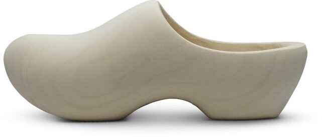 Original plain clogs - Wooden shoes made in NL - 100% wood