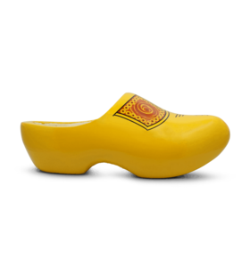 Yellow farmer’s clogs