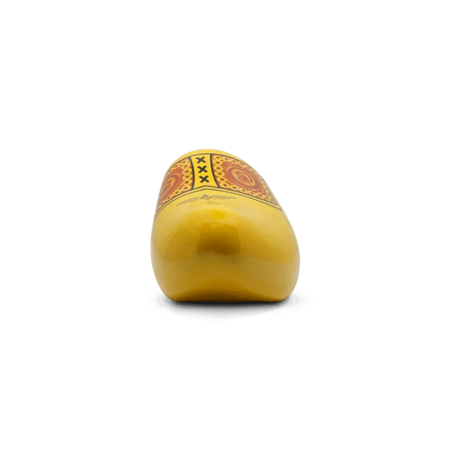 Yellow farmer’s clogs - produced in the Netherlands - 100% wood