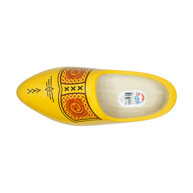 Yellow farmer’s clogs