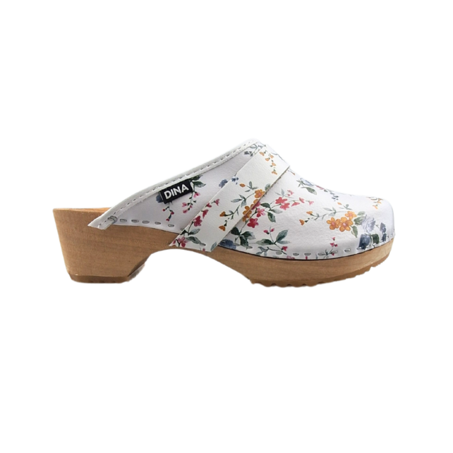 Zweedse Klompen met bloemenprint Zweedse Klompen met bloemenprint