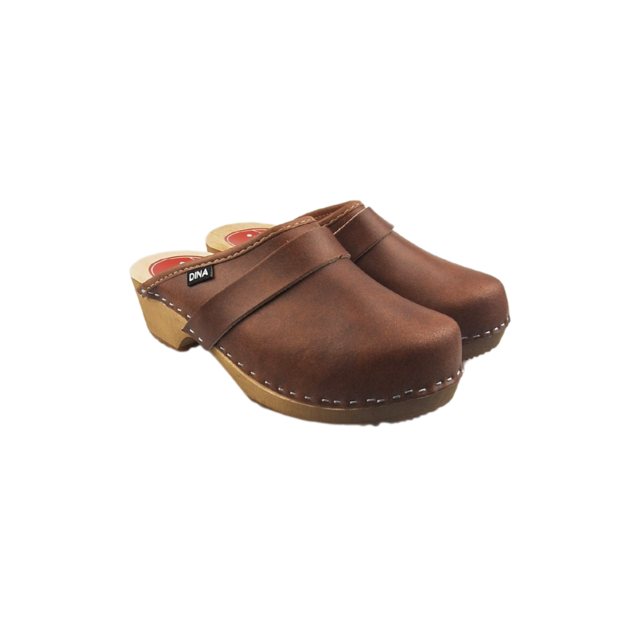 Swedish clogs - classic brown Unisex