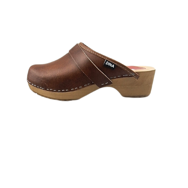 Swedish clogs - classic brown Unisex