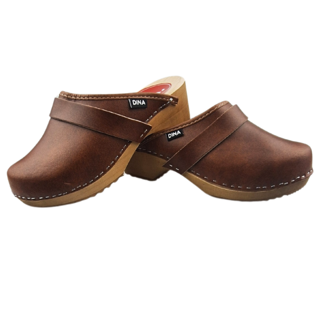 Swedish clogs - classic brown Unisex