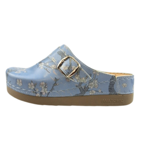 Medical Clogs with  Van Gogh painting Almond blossom