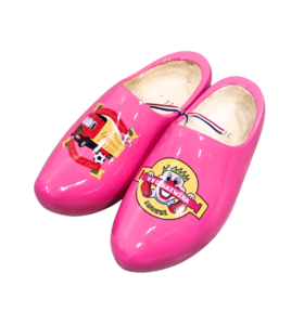 Woodenshoes in RAL color with personal printing