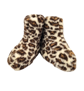 Wool slippers | high model | Leopard