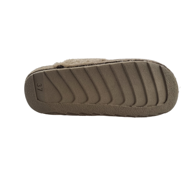 Loafer winter clogs greyish brown - 36 to 40