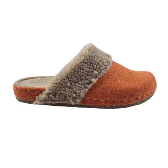 Instapper winterklompen oranje