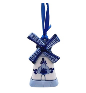 Ornament Delft Blue Windmill