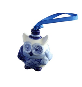 Ornament Delftsblauw - Uiltje