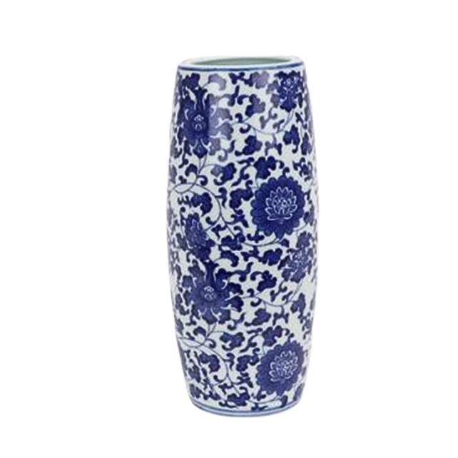 Delft blue vase 23cm high