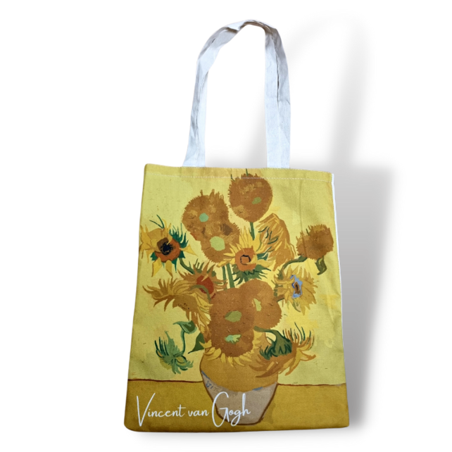 canvas tas Zonnebloem - Van Gogh 40*30cm canvas tas Zonnebloem - Van Gogh 40*30cm