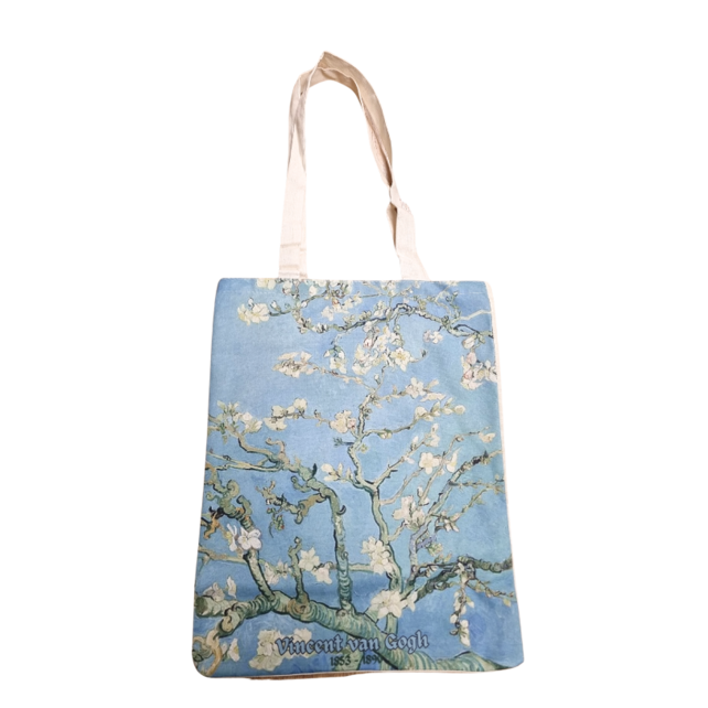 canvas tas Amandelbloessem - Van Gogh 40*30cm