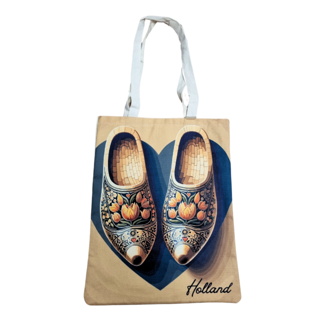 canvas tas Klompen op een hart canvas tas Klompen op een hart