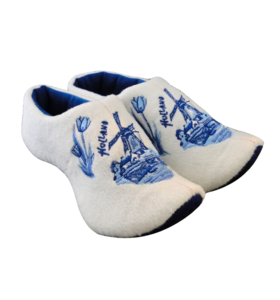 Holland slippers windmill Delftblue