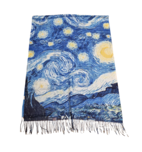 Sjaal Starry Night van Gogh - 180x66cm