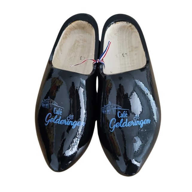 Woodenshoes in RAL color with personal printing