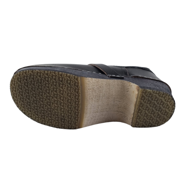 Work clogs - closed heel - Wooden clogs - Simson Black