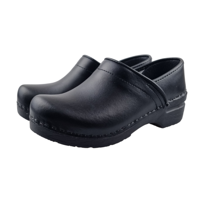 Work clogs -TRAA  - closed heel - PU clogs - Black - Unisex Work clogs -TRAA  - closed heel - PU clogs - Black - Unisex