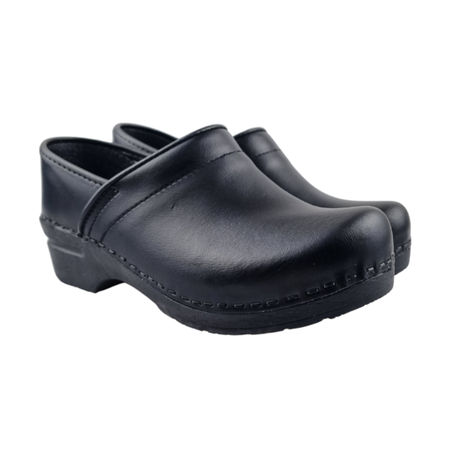 Werkklompen- TRAA - dichte hiel - PU klompen - Zwart- Unisex