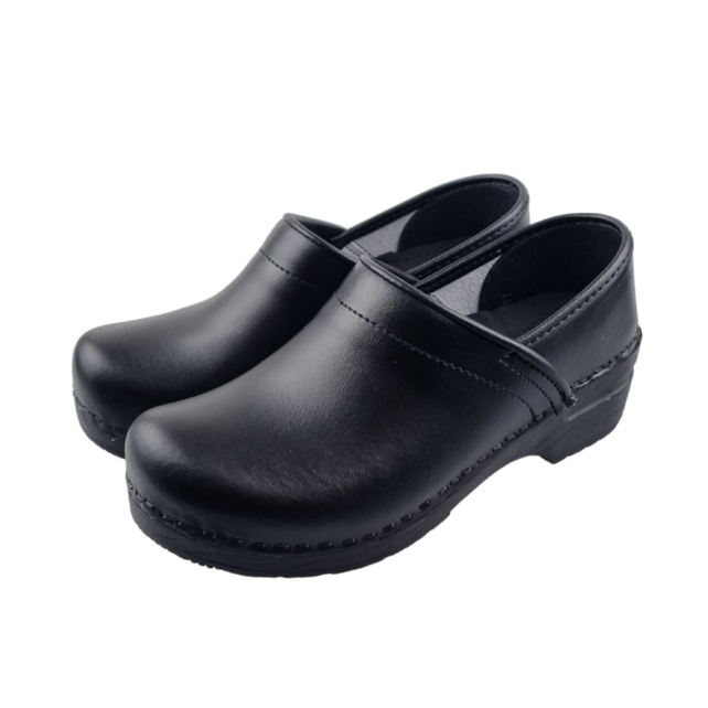 Werkklompen- TRAA - dichte hiel - PU klompen - Zwart- Unisex