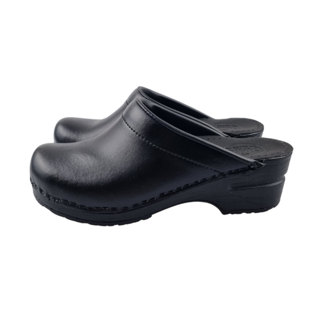 Werkklompen- TRAA - PU klompen - Zwart- Unisex open model