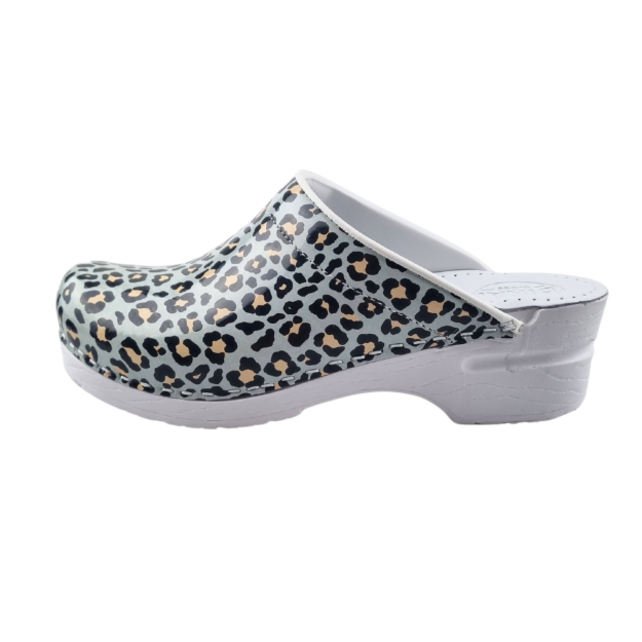 Medische klompen - PU zool met open hiel - Blue Panter