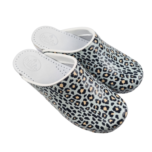 Medische klompen - PU zool met open hiel - Blue Panter