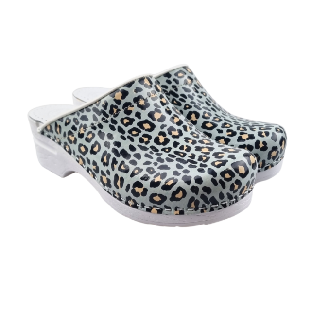 Medische klompen - PU zool met open hiel - Blue Panter