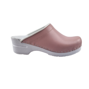 Medical clogs - PU sole and open heel - Pink