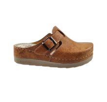Dina comfort klompen - Bruin (verstelbare gesp)