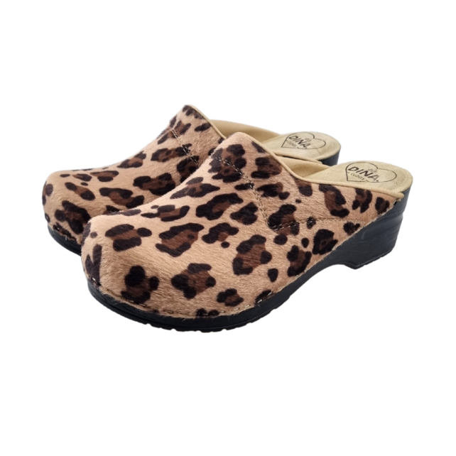 Dina Medical clogs - Panther motif