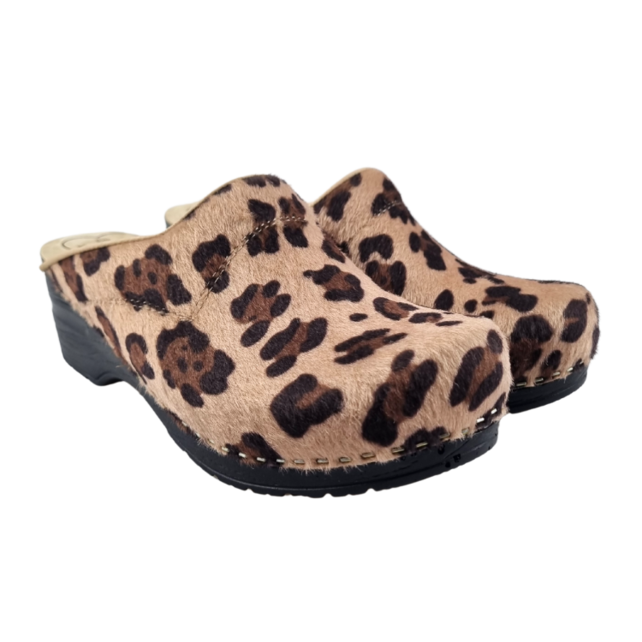 Dina Medical clogs - Panther motif