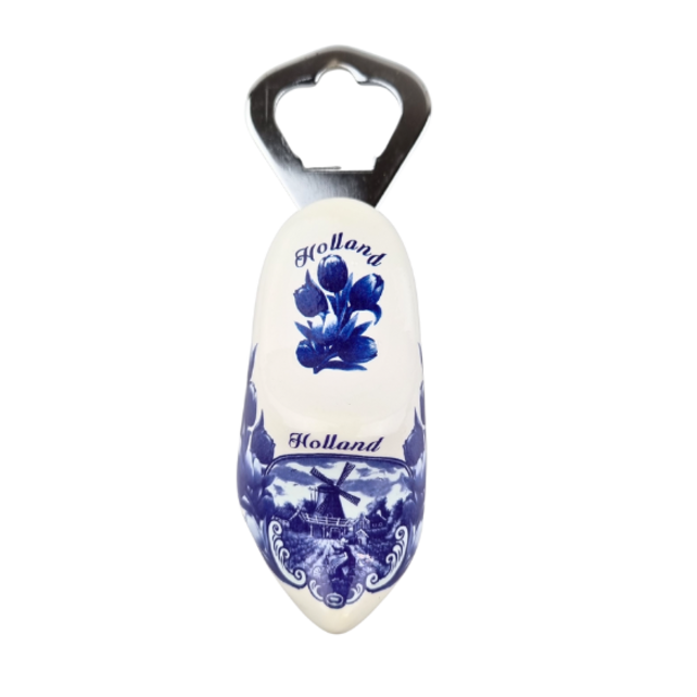 Clog opener Delft blue