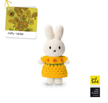 Miffy sunflowers van Gogh 20cm - crocheted
