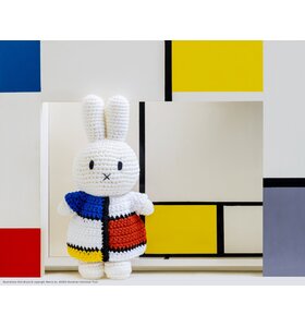 Nijntje Mondriaan jurk 20cm - gehaakt
