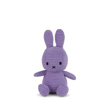 Nijntje Ribfluweel paars - 23cm knuffel