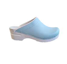 Medische klompen - PU zool met open hiel - blauw